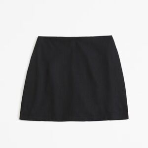 Abercrombie & Fitch Scarlett Linen-Blend Mini Skort